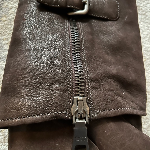 Brown leather Prada wedge boots size 36 - Picture 4 of 6